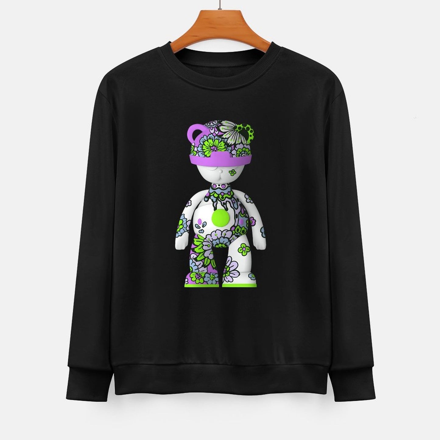 IPIB 250g Crew Neck Long Sleeve Sweatshirt Front GraphicCrew Neck Long Sleeve Sweatshirt6000103-6