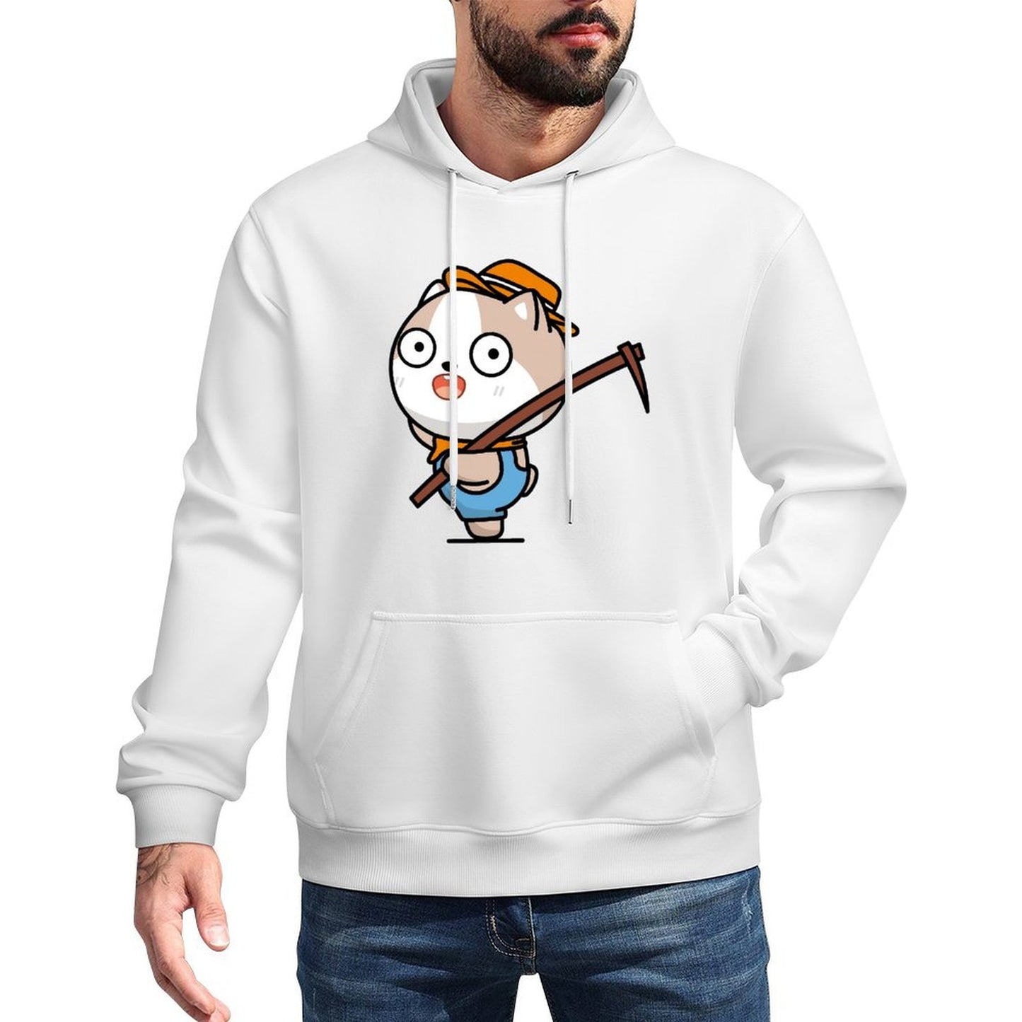 IPBR 250g Hooded Pocket Sweatshirt Front GraphicMen's Hooded  Sweatshirt4000117