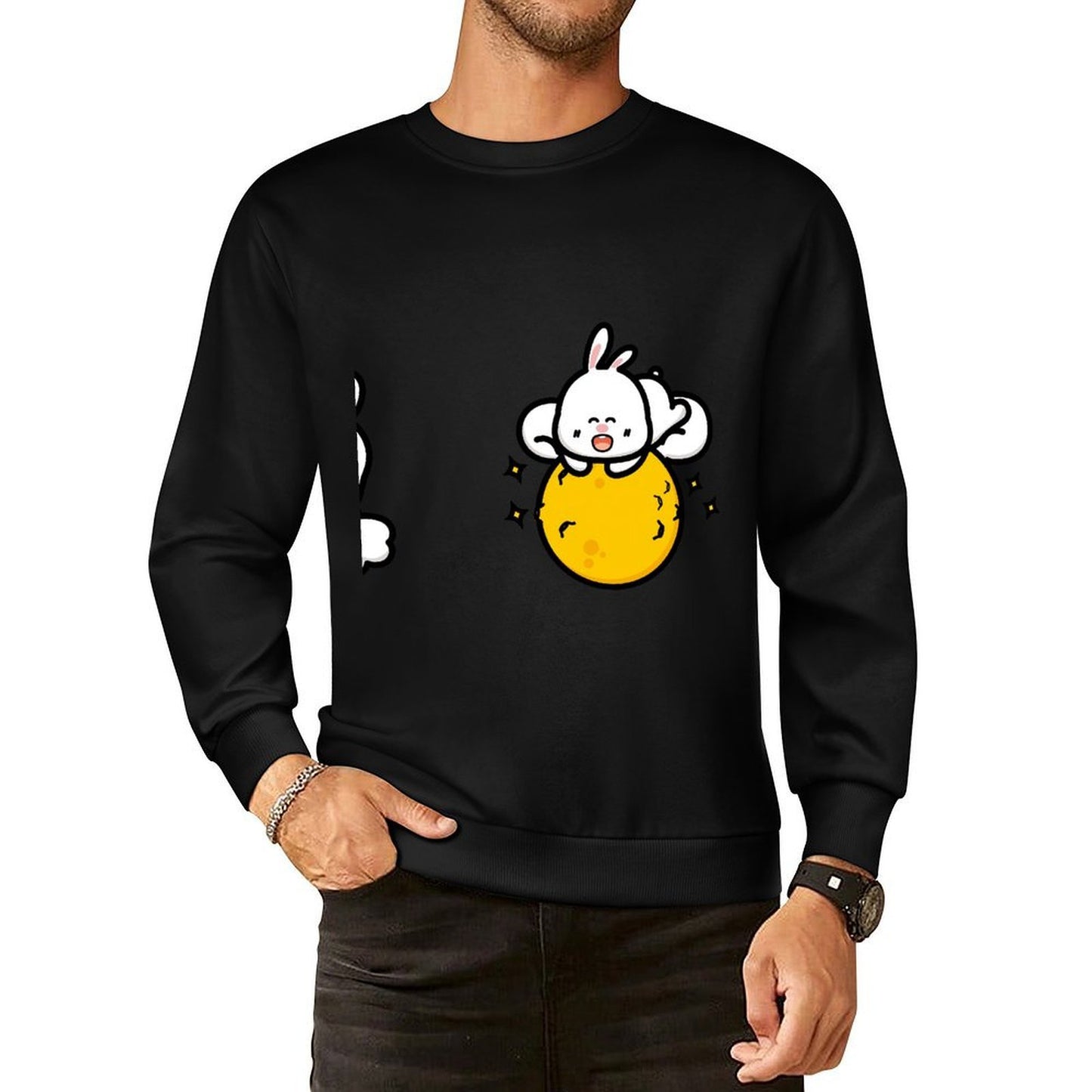 IPBR 250g Crew Neck Long Sleeve Sweatshirt Front GraphicCrew Neck Long Sleeve Sweatshirt4001227