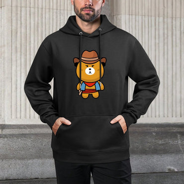 IPBR 250g Hooded Pocket Sweatshirt Front GraphicMen's Hooded  Sweatshirt4000039
