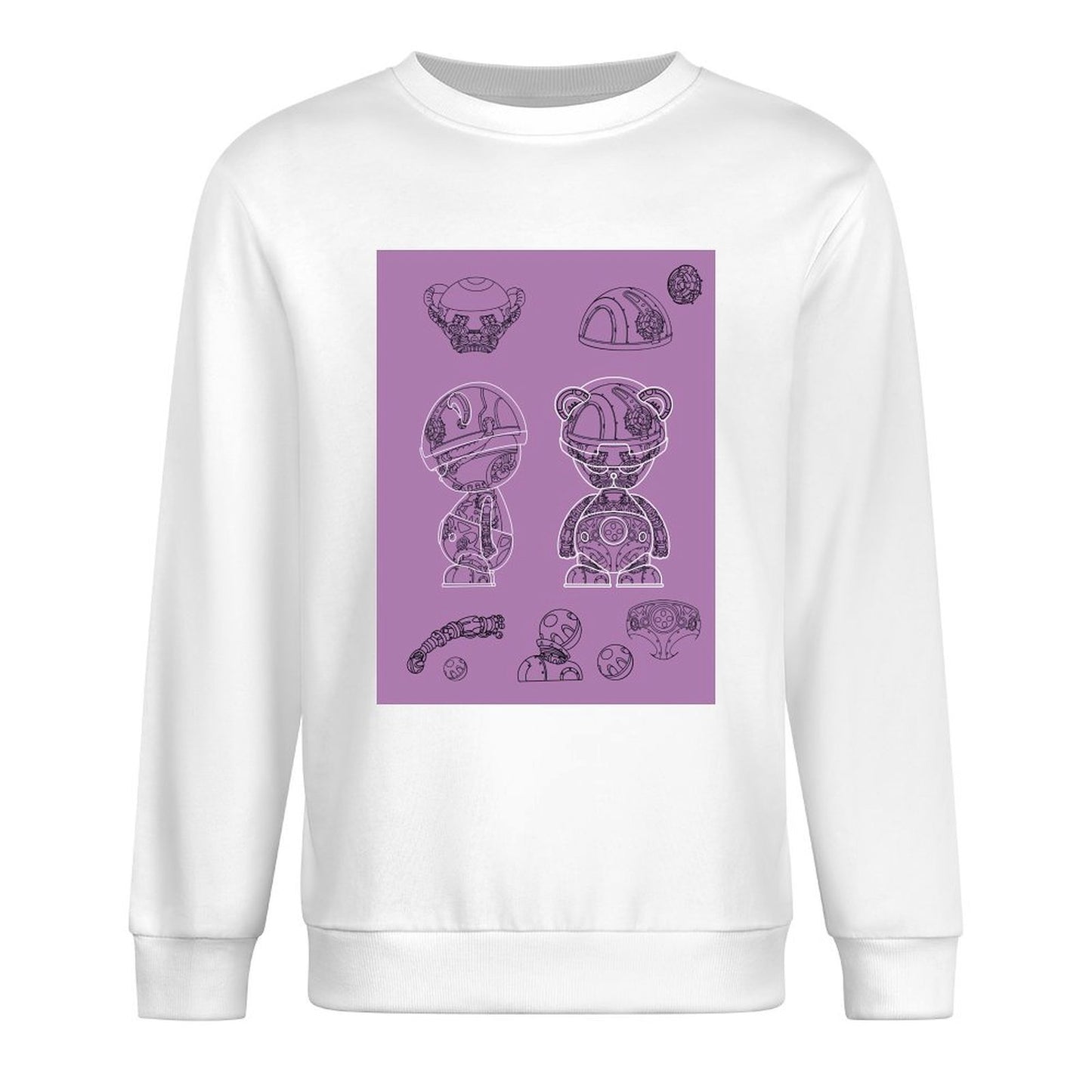 IPIB 250g Crew Neck Long Sleeve Sweatshirt Front GraphicCrew Neck Long Sleeve Sweatshirt6000008-7