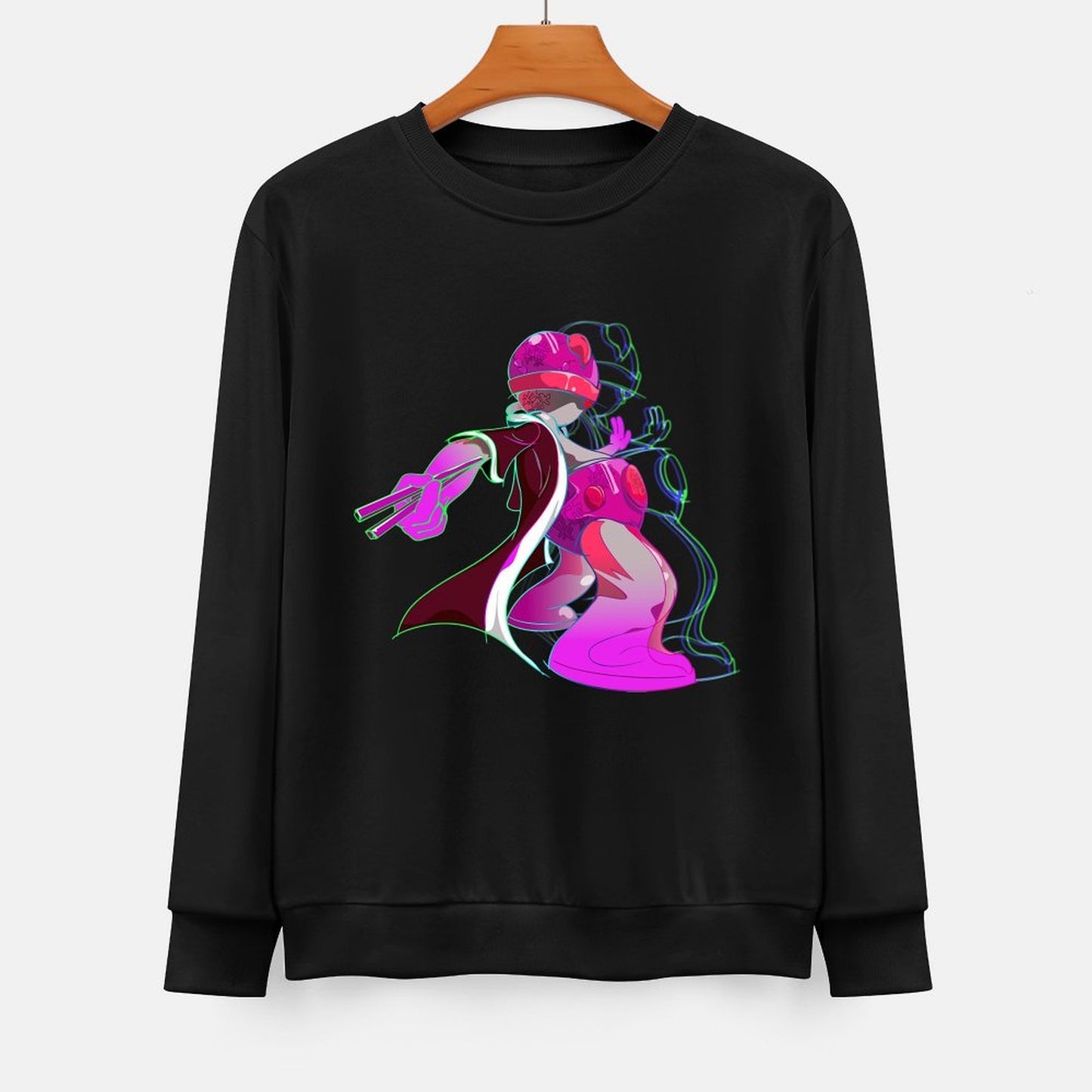 IPIB 250g Crew Neck Long Sleeve Sweatshirt Front GraphicCrew Neck Long Sleeve Sweatshirt6000009-2
