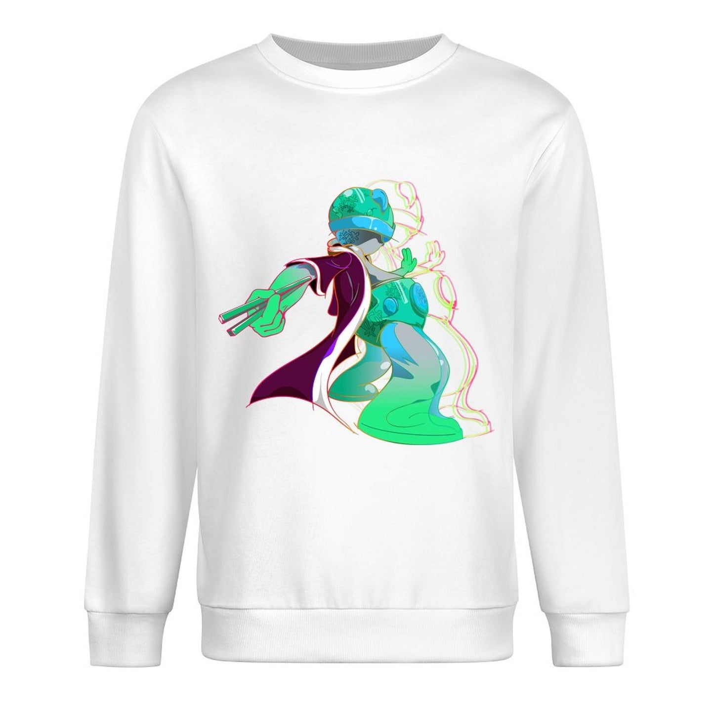 IPIB 250g Crew Neck Long Sleeve Sweatshirt Front GraphicCrew Neck Long Sleeve Sweatshirt6000009-6
