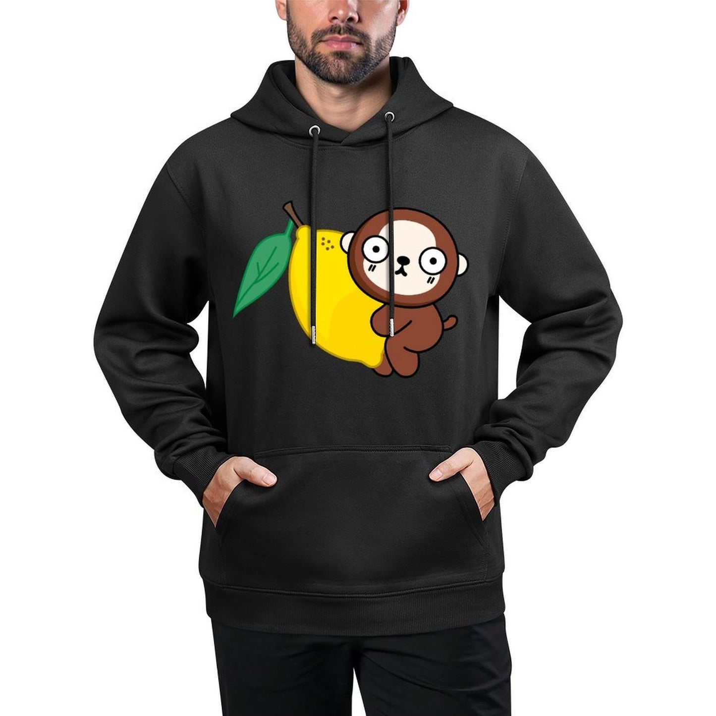 IPBR 250g Hooded Pocket Sweatshirt Front GraphicMen's Hooded  Sweatshirt4000379