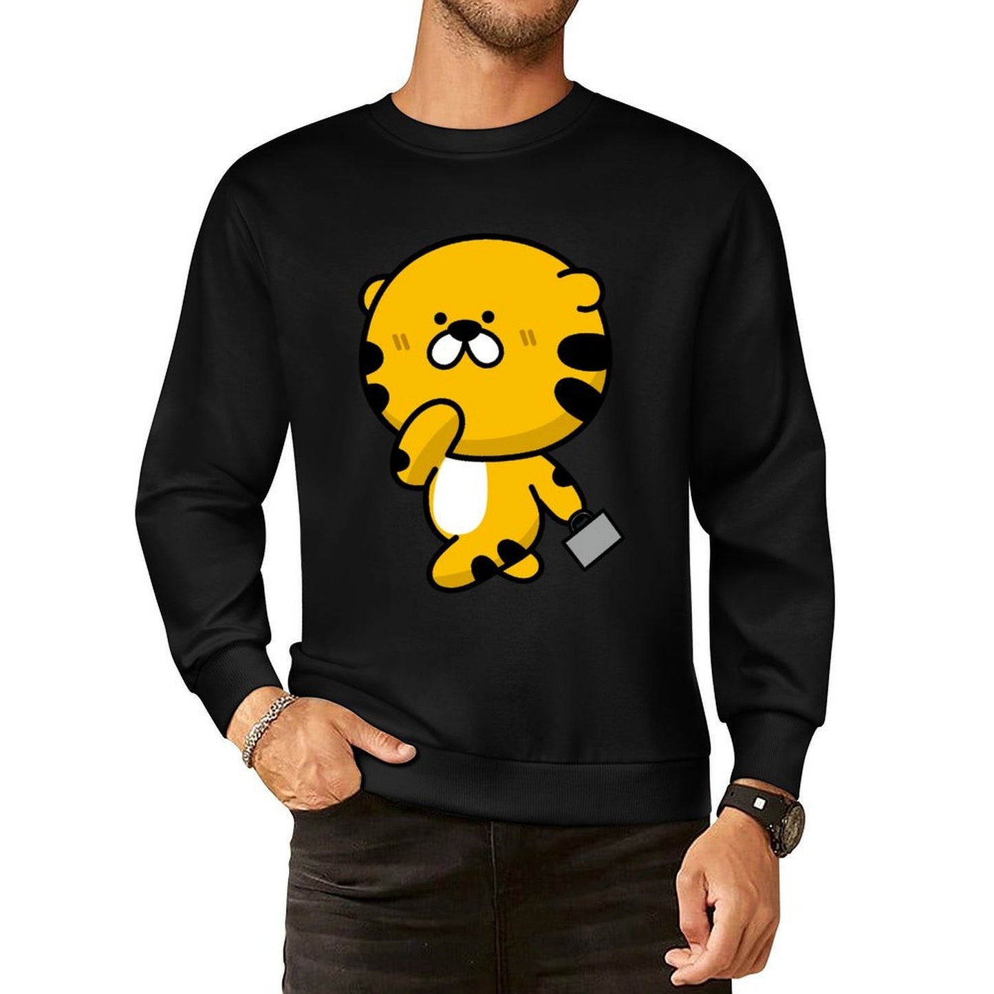 IPBR 250g Crew Neck Long Sleeve Sweatshirt Front GraphicCrew Neck Long Sleeve Sweatshirt4001293