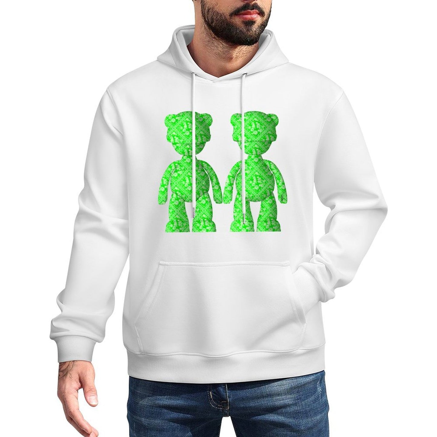 IPIB 250g Hooded Pocket Sweatshirt Front GraphicMen's Hooded  Sweatshirt6000147-4