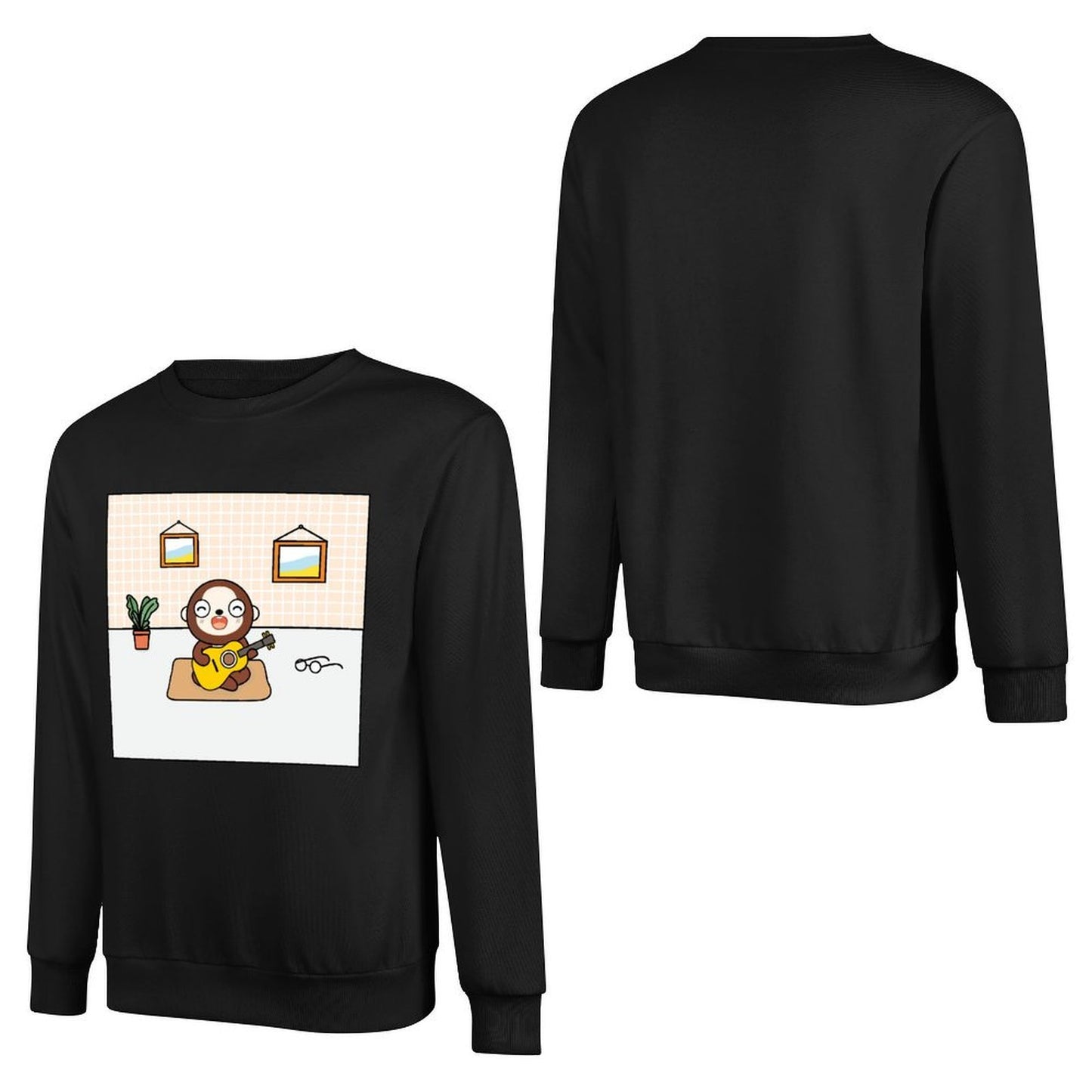 IPBR 250g Crew Neck Long Sleeve Sweatshirt Front GraphicCrew Neck Long Sleeve Sweatshirt4000898