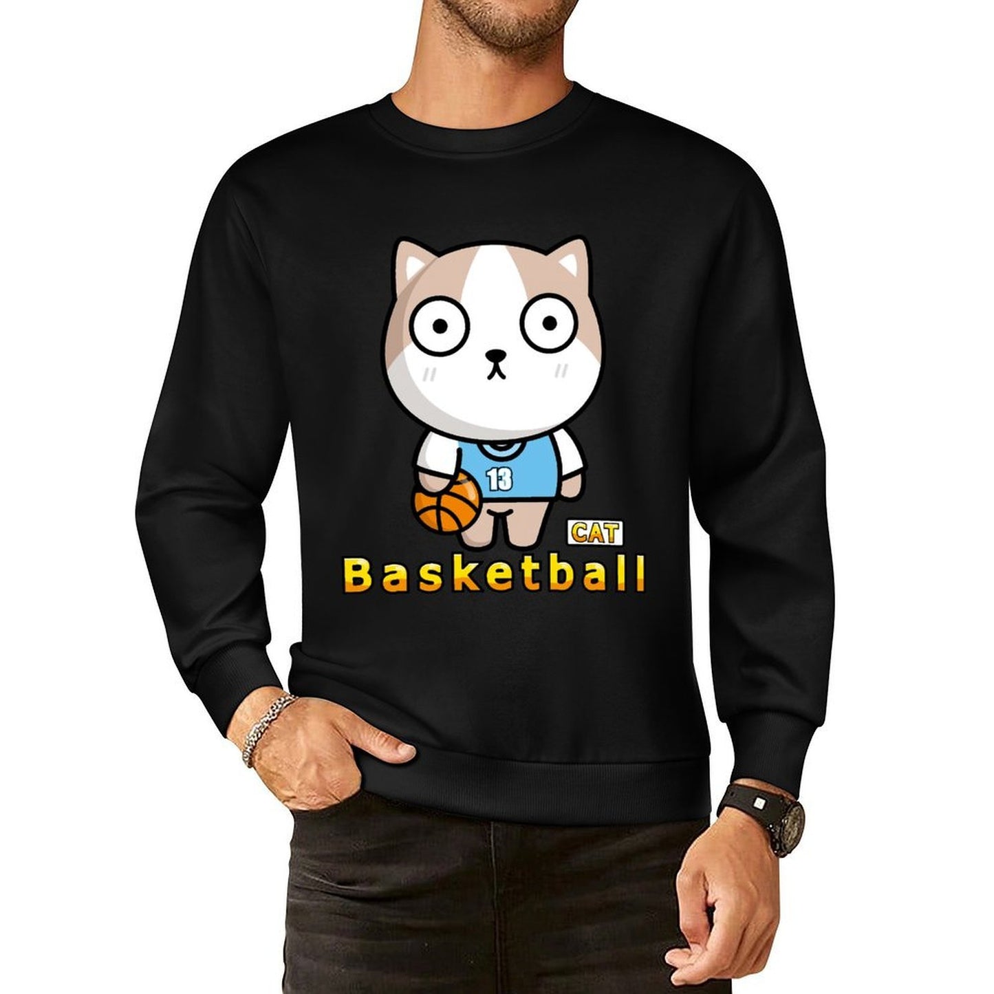 IPBR 250g Crew Neck Long Sleeve Sweatshirt Front GraphicCrew Neck Long Sleeve Sweatshirt4001159