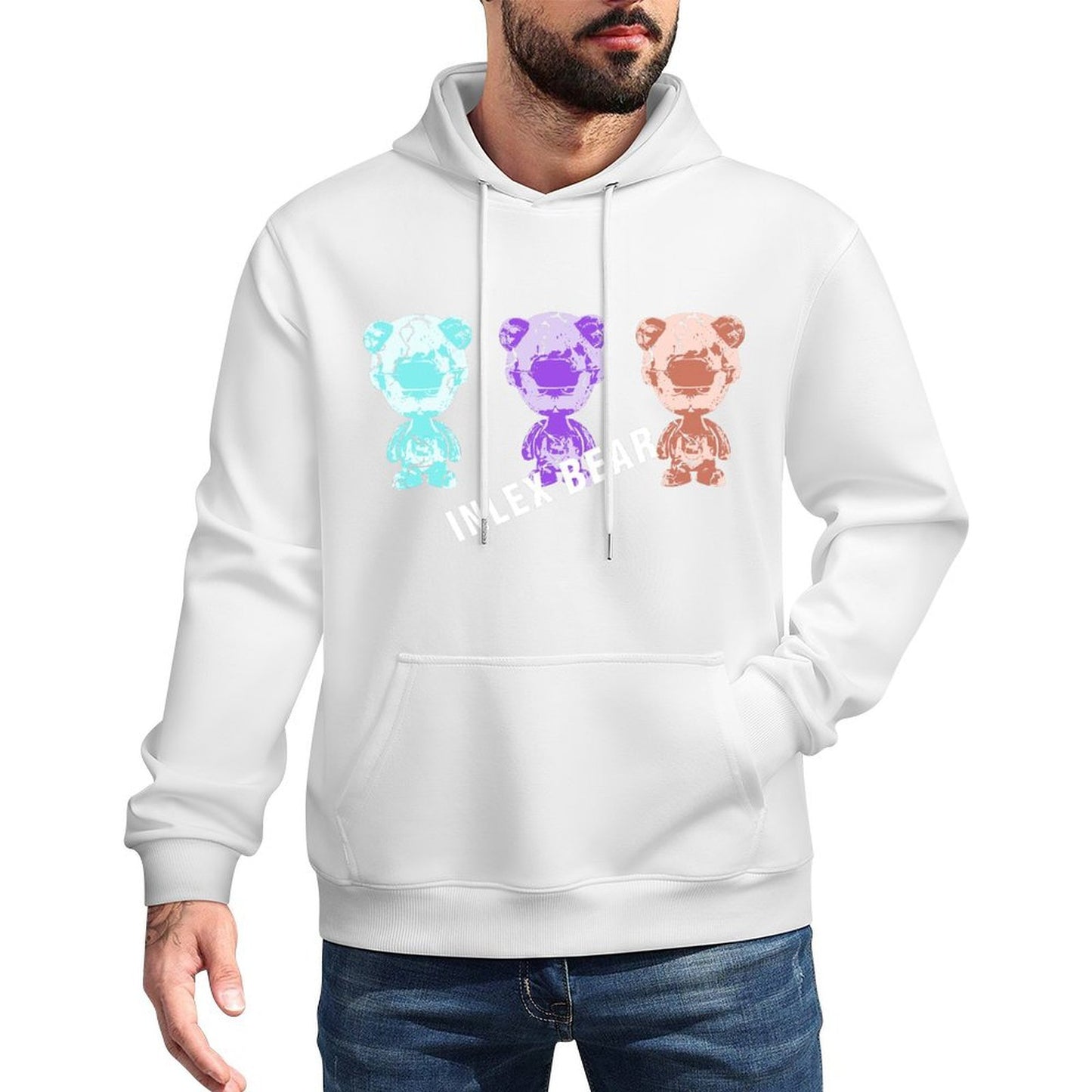 IPIB 250g Hooded Pocket Sweatshirt Front GraphicMen's Hooded  Sweatshirt6000050-6