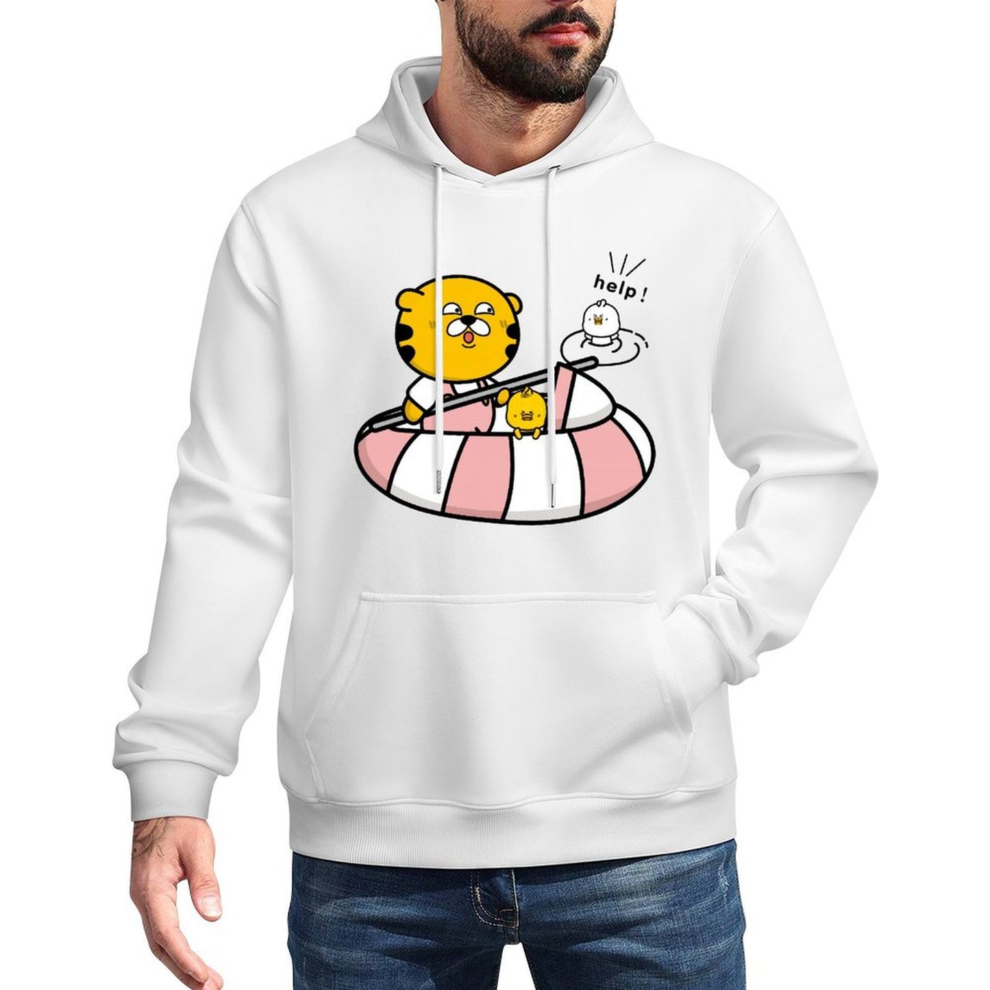 IPBR 250g Hooded Pocket Sweatshirt Front GraphicMen's Hooded  Sweatshirt4001525