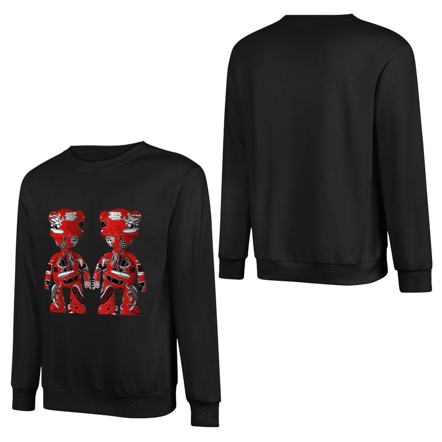 IPIB 250g Crew Neck Long Sleeve Sweatshirt Front GraphicCrew Neck Long Sleeve Sweatshirt6000084-1