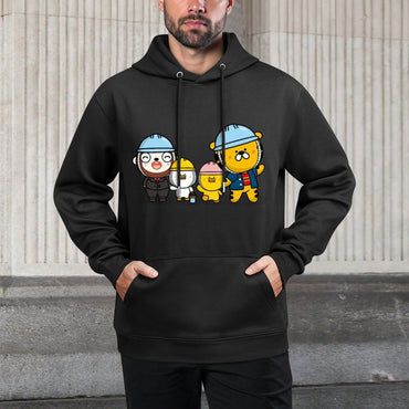 IPBR 250g Hooded Pocket Sweatshirt Front GraphicMen's Hooded  Sweatshirt4001081