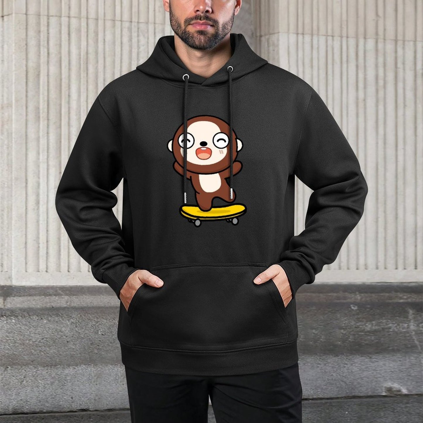 IPBR 250g Hooded Pocket Sweatshirt Front GraphicMen's Hooded  Sweatshirt4001320