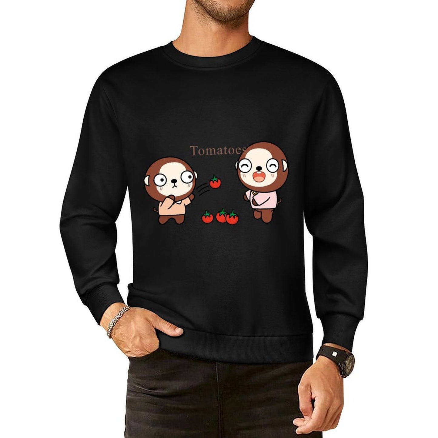 IPBR 250g Crew Neck Long Sleeve Sweatshirt Front GraphicCrew Neck Long Sleeve Sweatshirt4000900