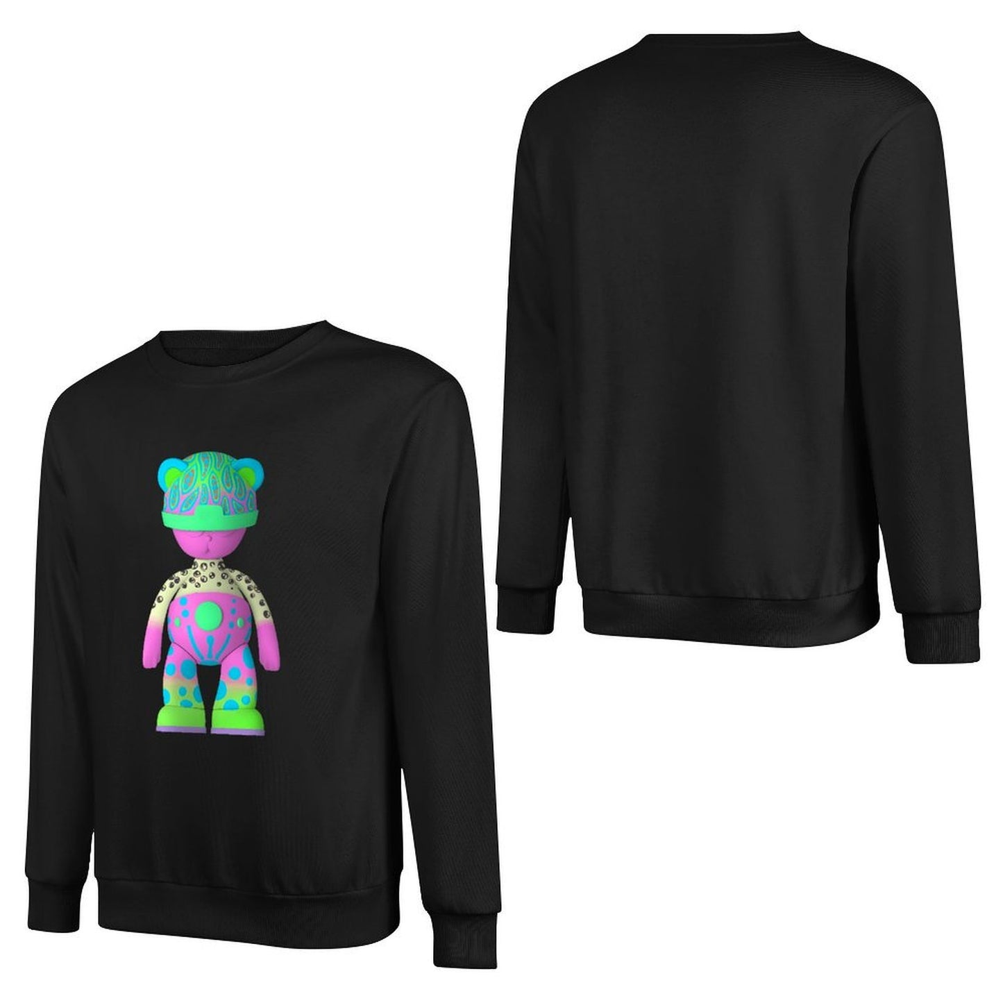 IPIB 250g Crew Neck Long Sleeve Sweatshirt Front GraphicCrew Neck Long Sleeve Sweatshirt6000102-1