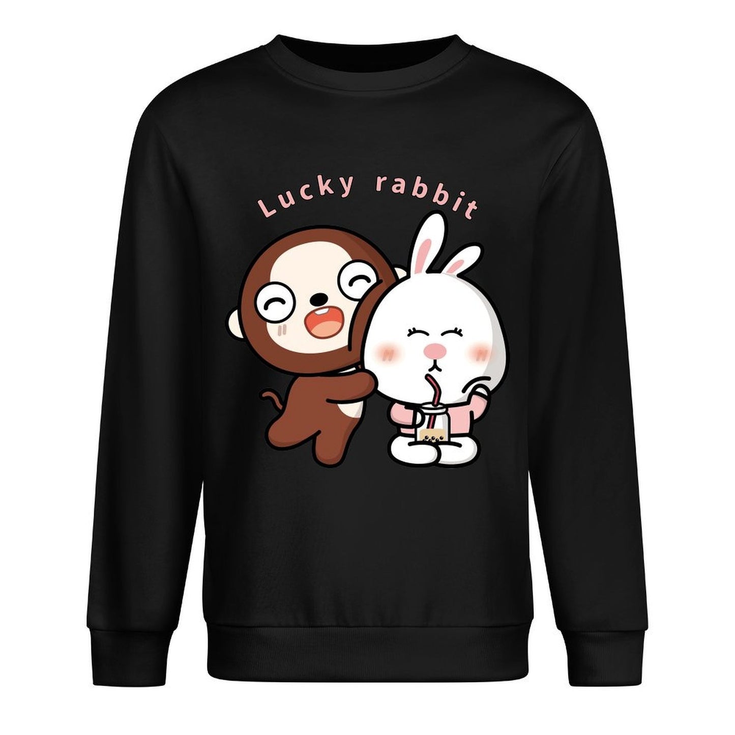 Front Patterned Long Sleeve TopIndoor Soft-Touch