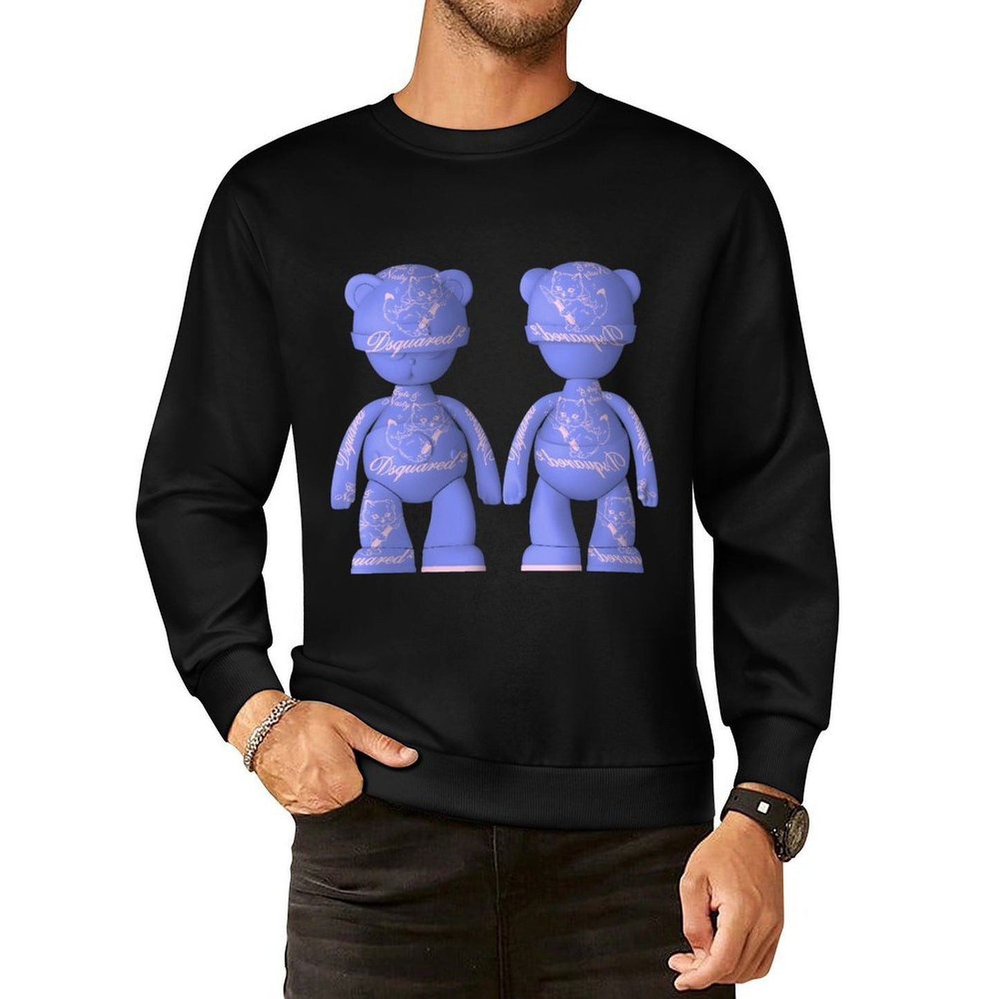 IPIB 250g Crew Neck Long Sleeve Sweatshirt Front GraphicCrew Neck Long Sleeve Sweatshirt6000098-4