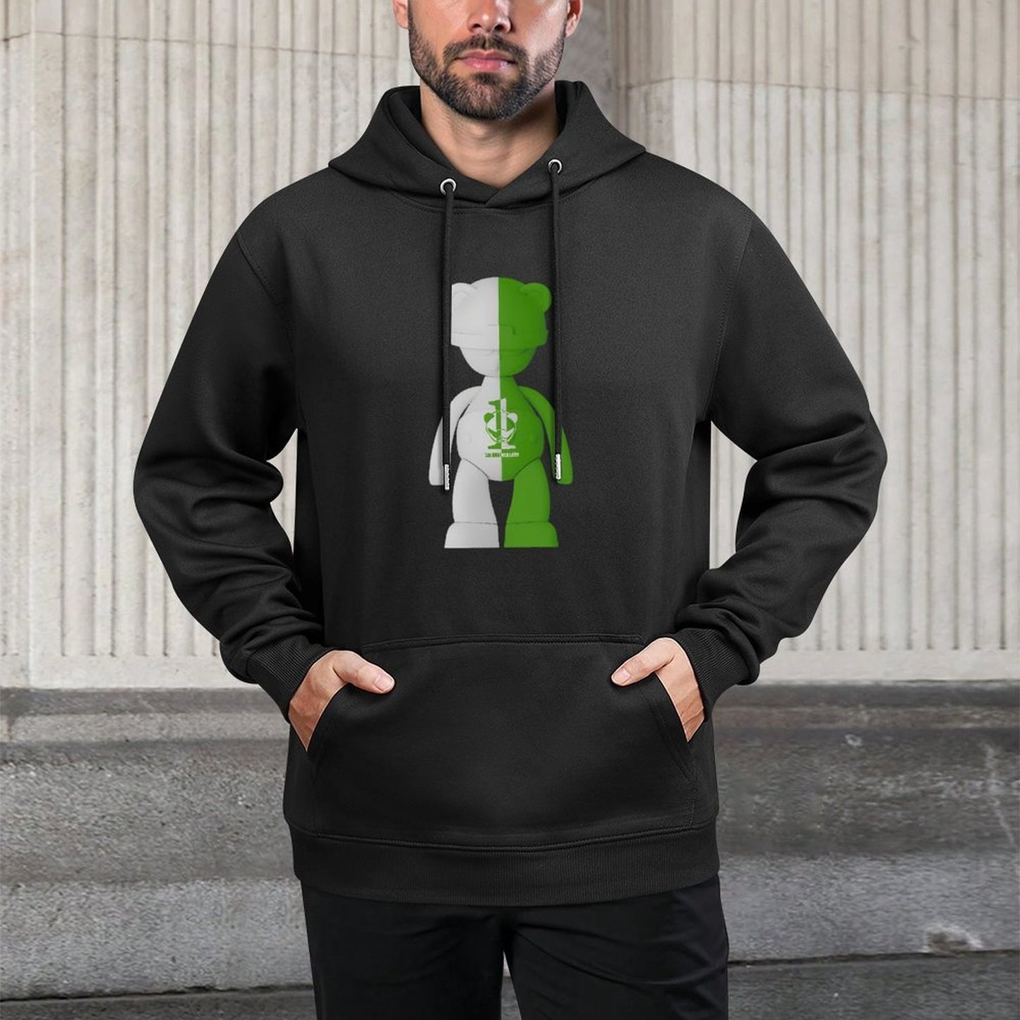 Hoodie Front PatternSoftFeel Colorfast