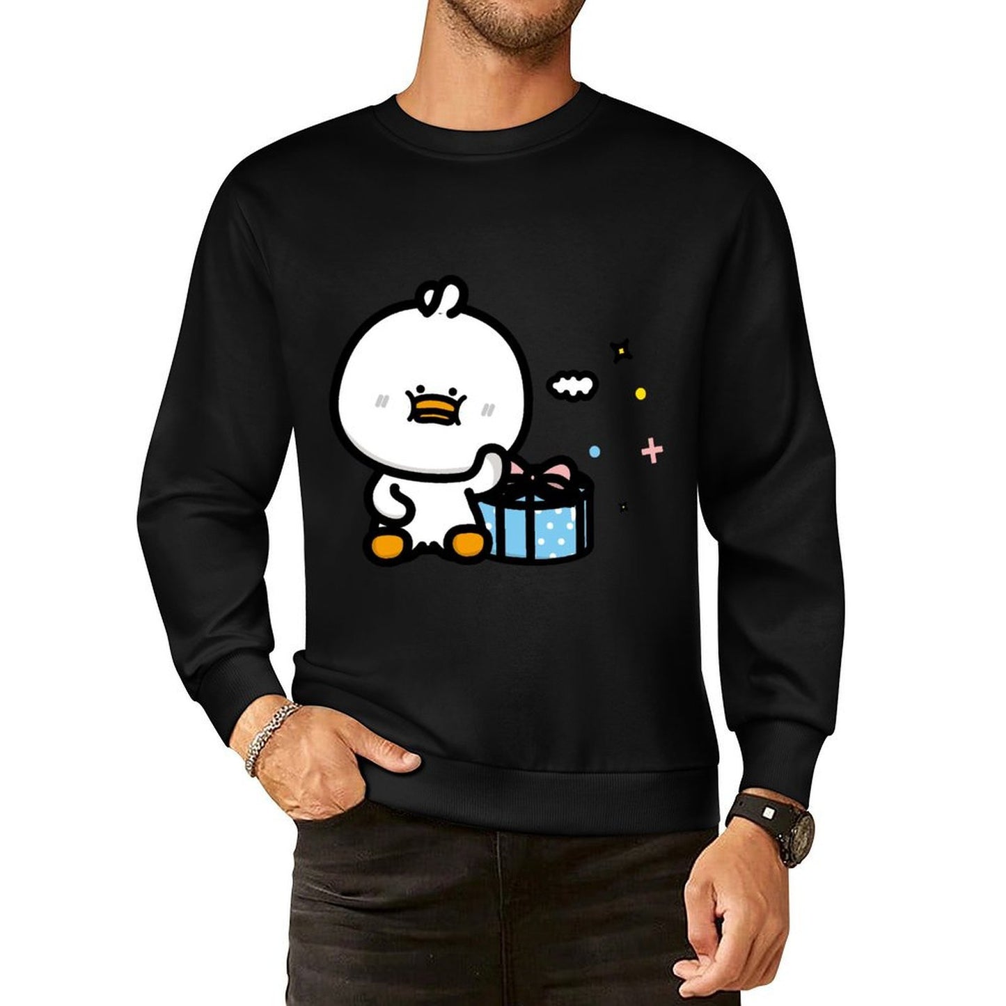 IPBR 250g Crew Neck Long Sleeve Sweatshirt Front GraphicCrew Neck Long Sleeve Sweatshirt4001250