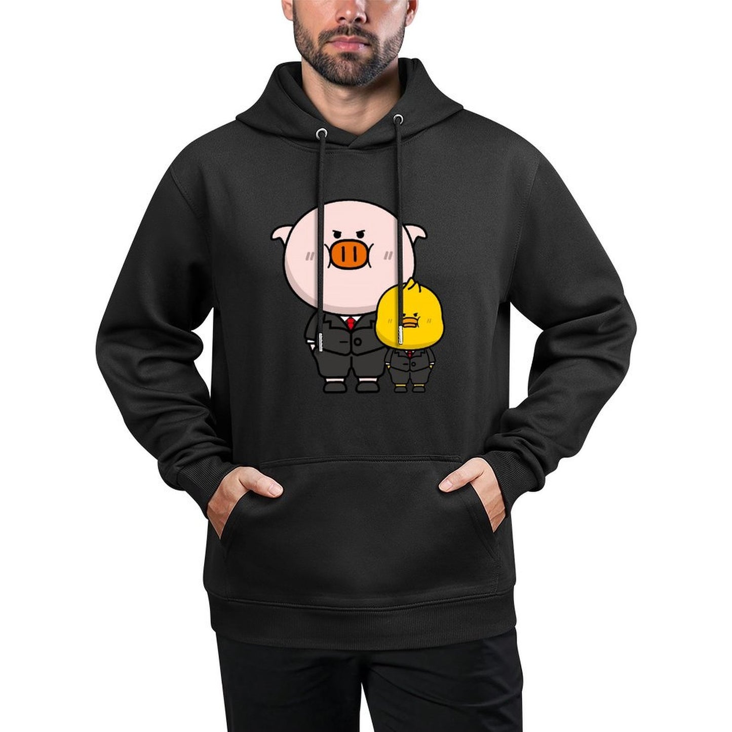 IPBR 250g Hooded Pocket Sweatshirt Front GraphicMen's Hooded  Sweatshirt4001343