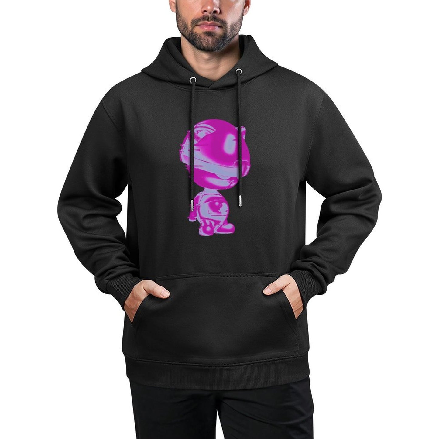 IPIB 250g Hooded Pocket Sweatshirt Front GraphicMen's Hooded  Sweatshirt6000020-6