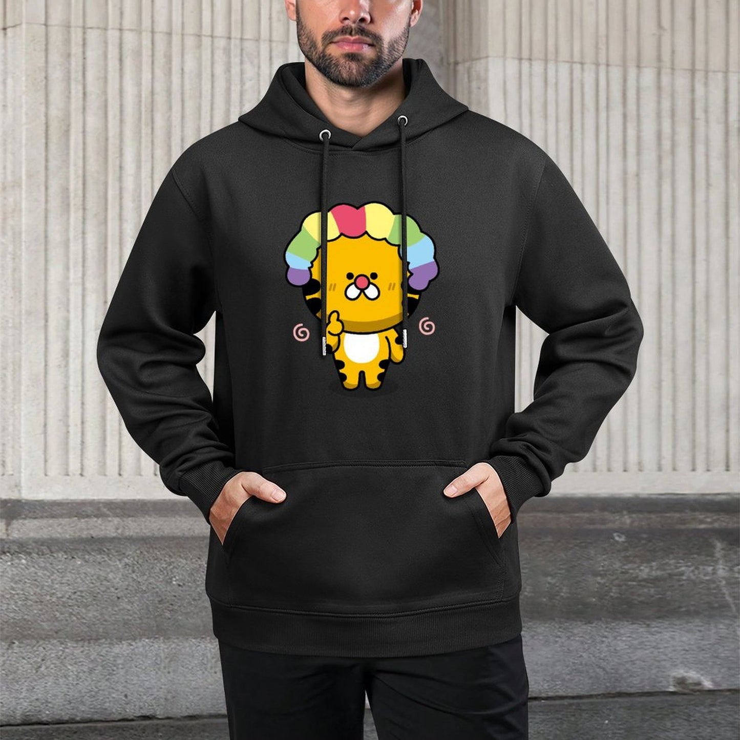 IPBR 250g Hooded Pocket Sweatshirt Front GraphicMen's Hooded  Sweatshirt4000296