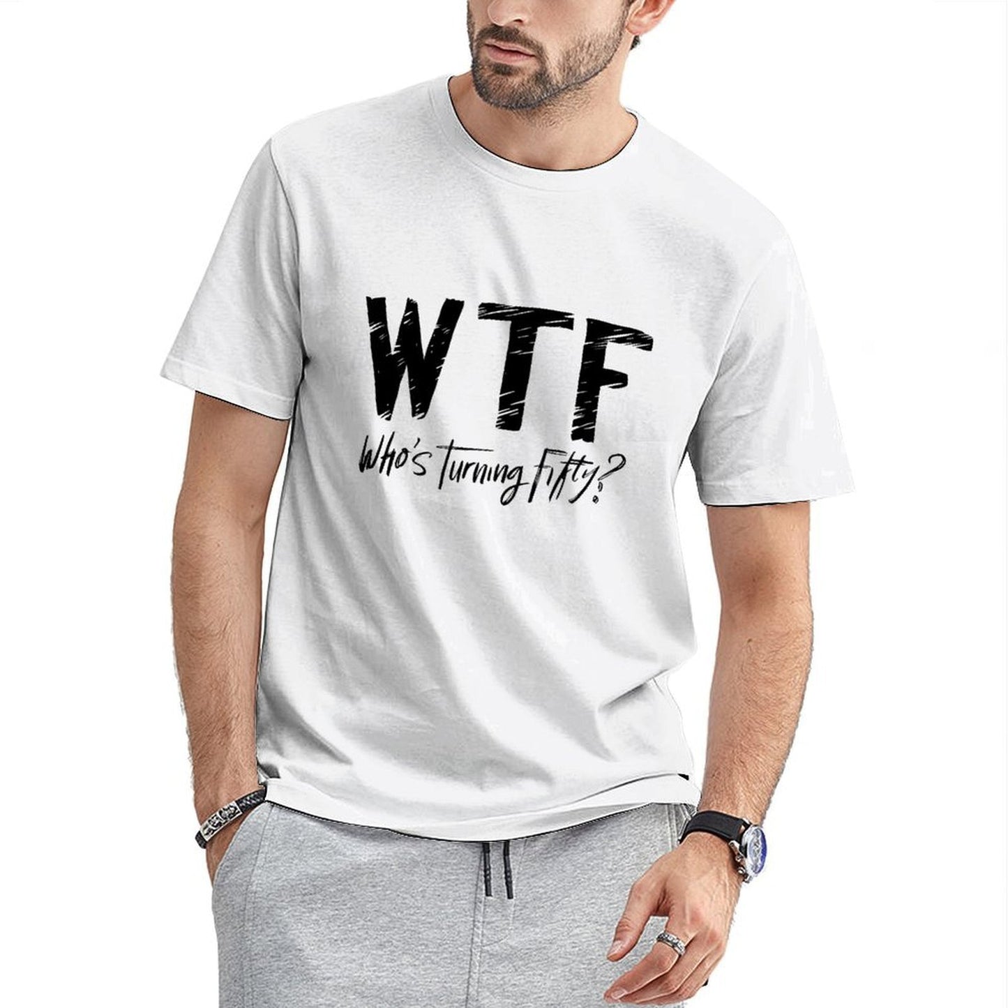 Inkmay Casual Cotton T-shirt Black Background With No Patterns Unisex T-shirtCotton Heat-Transfer T-Shirt
