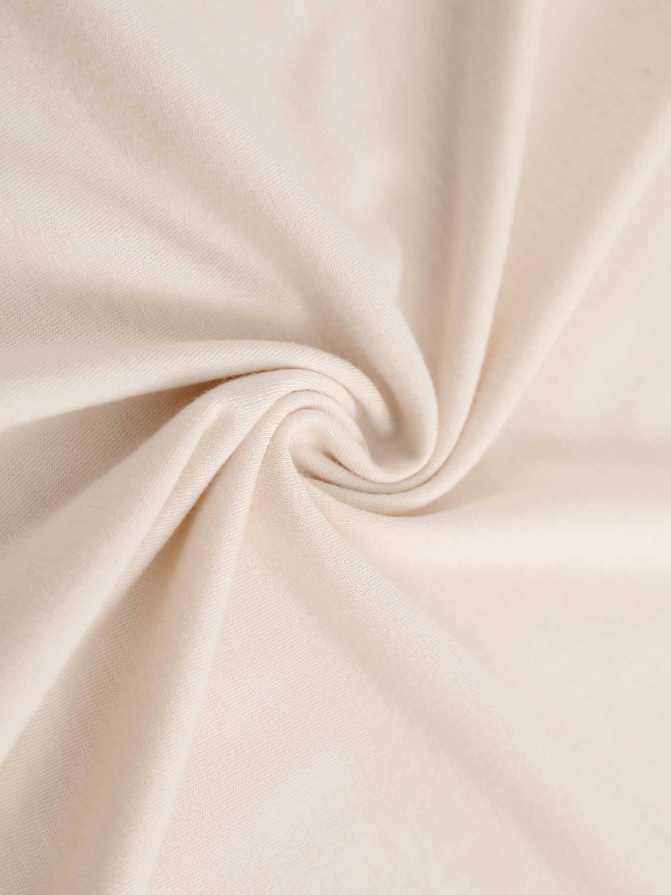 Customizable Front Design Women's Short-Sleeve Beige