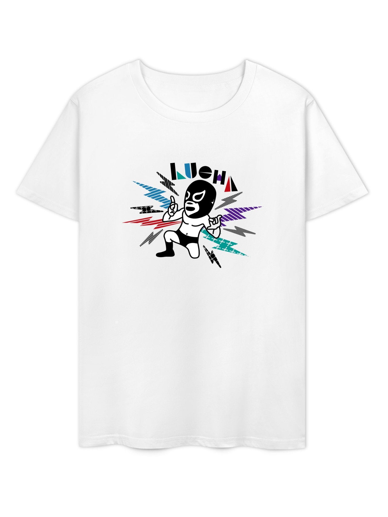 Inkmay Casual Cotton T-shirt Abstract Art With Bold Colors Unisex T-shirtTimelessStyle Smooth T-Shirt