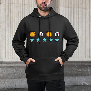 IPBR 250g Hooded Pocket Sweatshirt Front GraphicMen's Hooded  Sweatshirt4003769