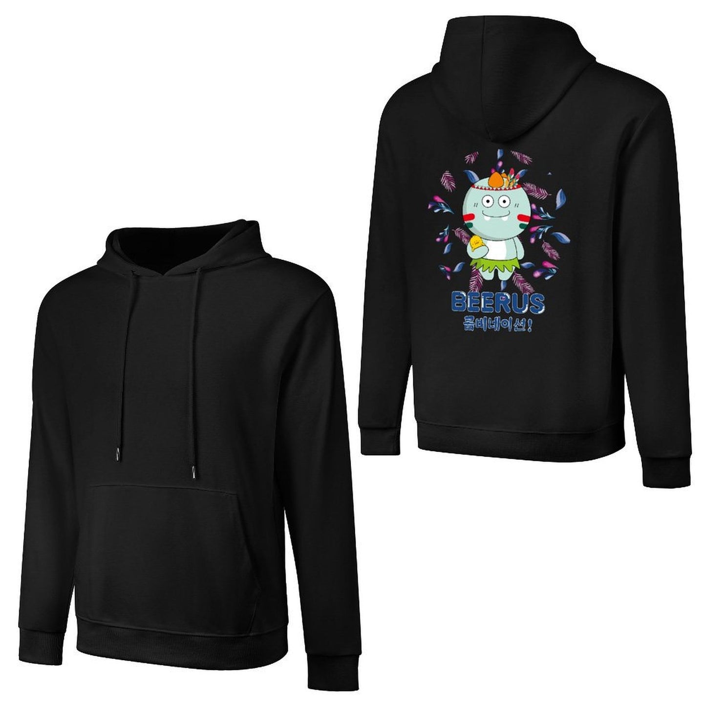 Inkmay Beerus Hoodie 250g crew neck HoodieStreetStyle SmoothWearHoodie