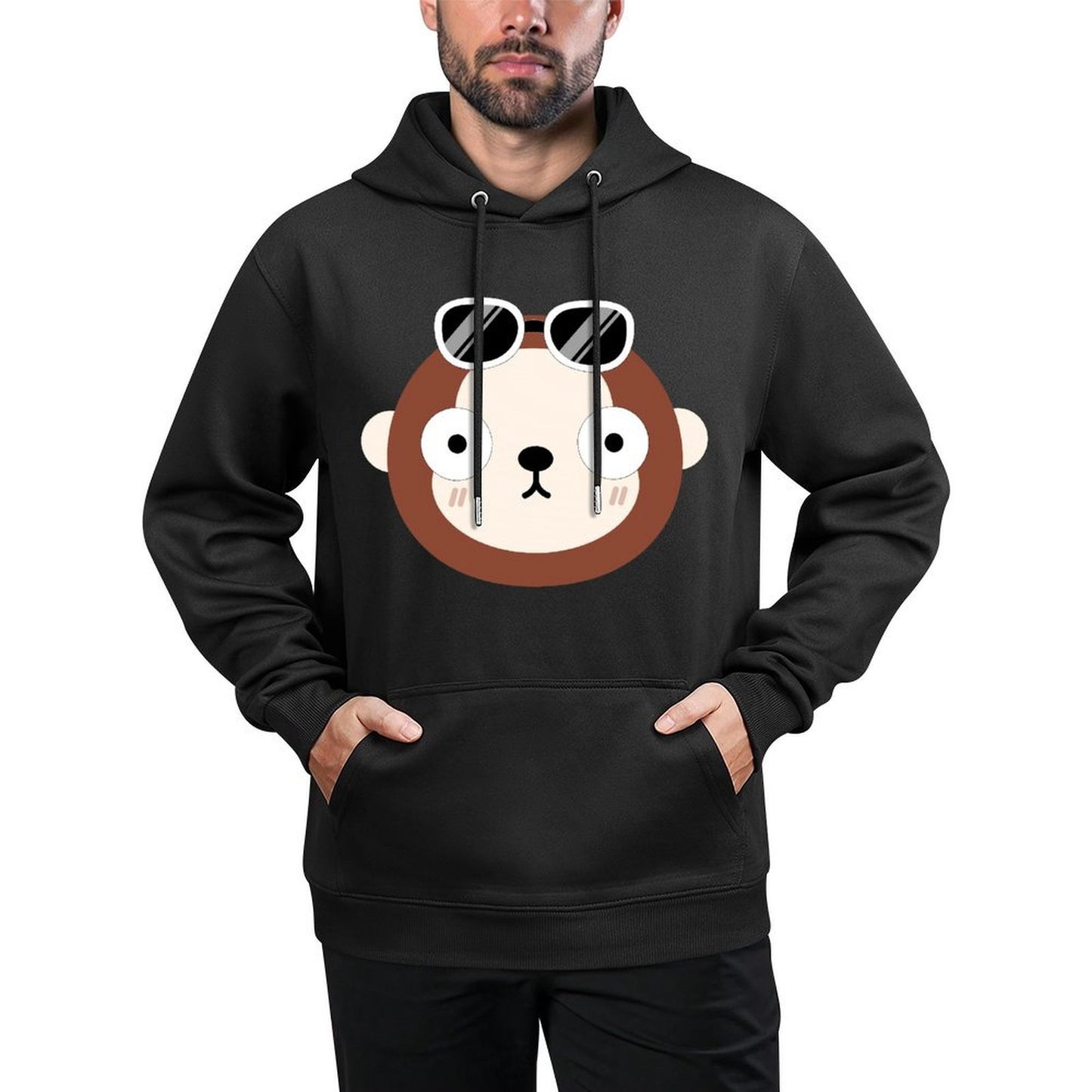 IPBR 250g Hooded Pocket Sweatshirt Front GraphicMen's Hooded  Sweatshirt4000702