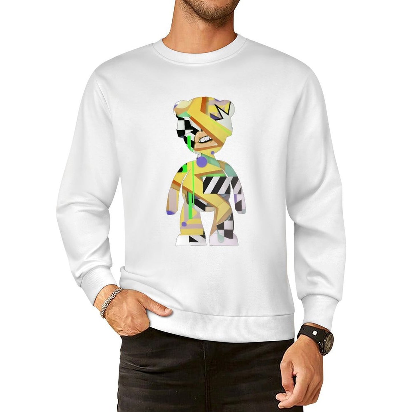 Long Sleeve With Front Pattern Retro