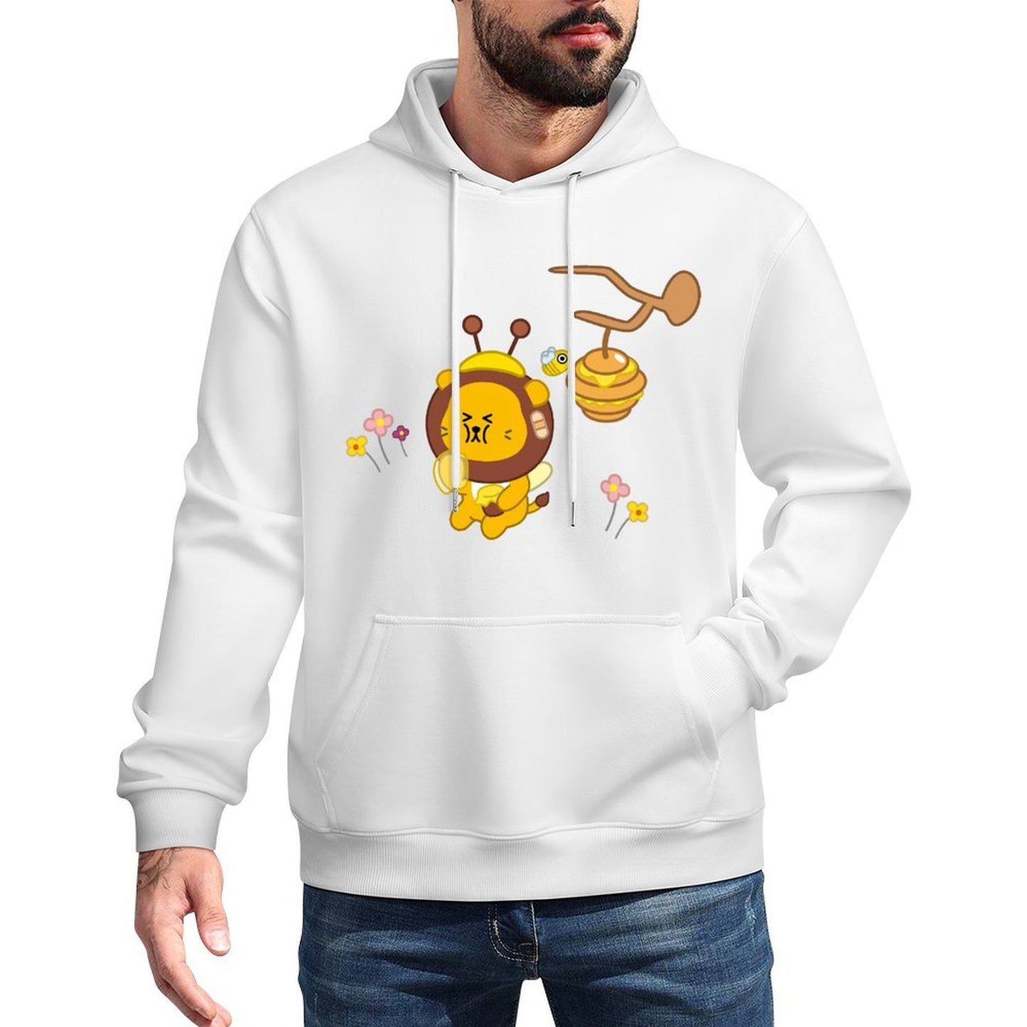 IPBR 250g Hooded Pocket Sweatshirt Front GraphicMen's Hooded  Sweatshirt4001513