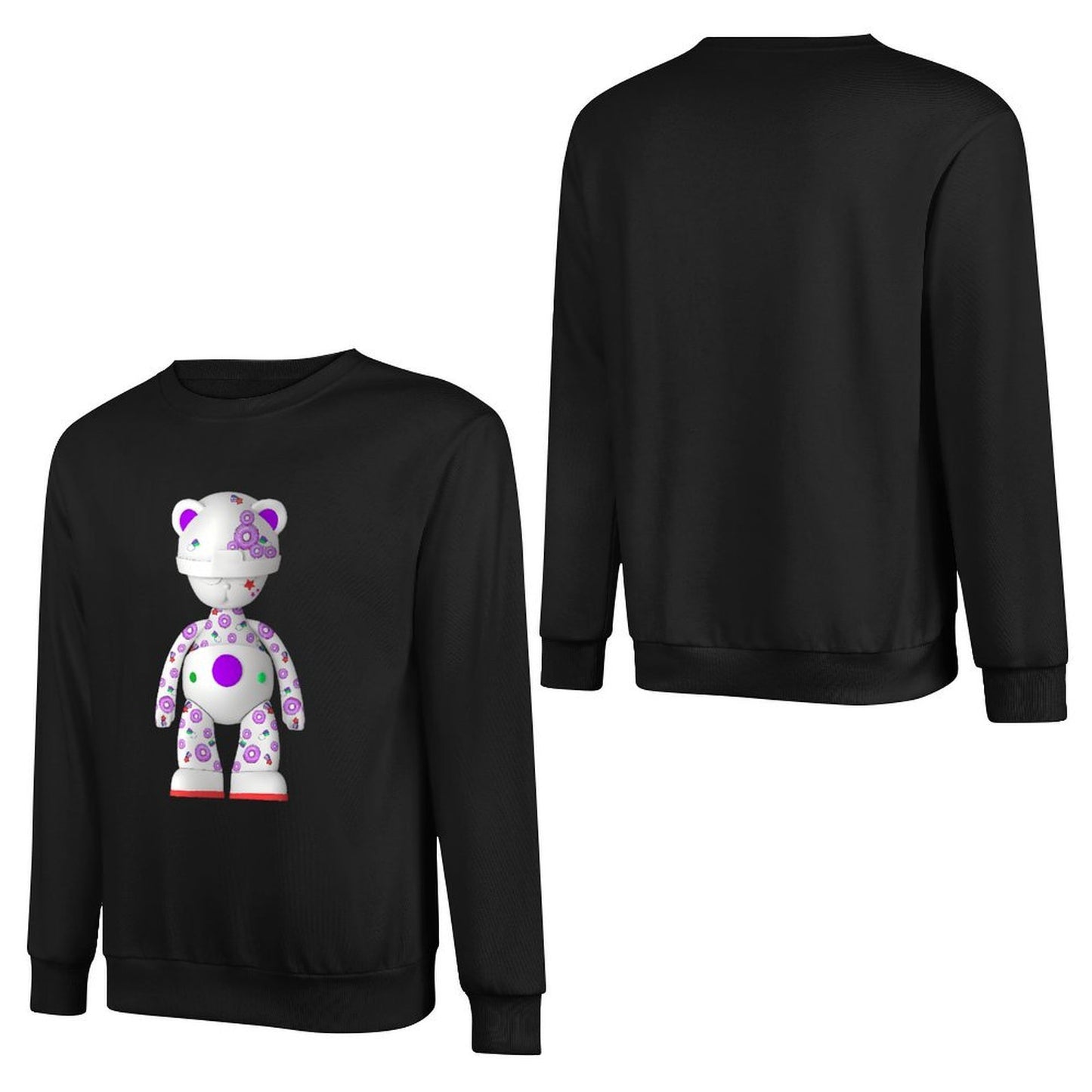 IPIB 250g Crew Neck Long Sleeve Sweatshirt Front GraphicCrew Neck Long Sleeve Sweatshirt6000105-2
