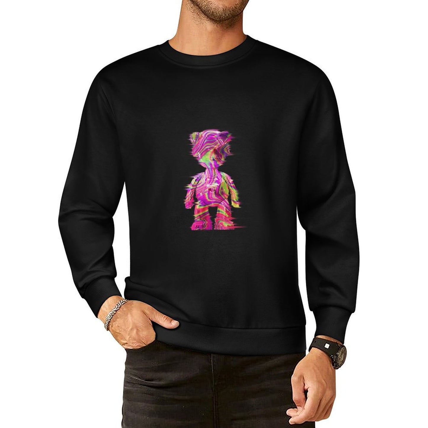 IPIB 250g Crew Neck Long Sleeve Sweatshirt Front GraphicCrew Neck Long Sleeve Sweatshirt6000007-3