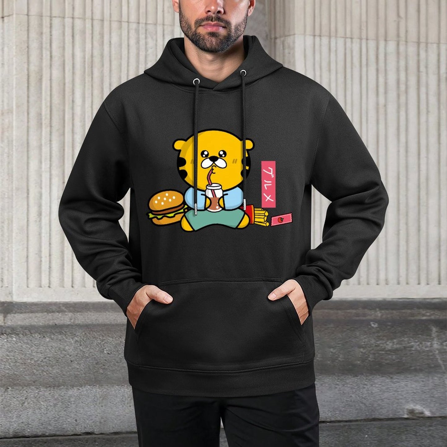 IPBR 250g Hooded Pocket Sweatshirt Front GraphicMen's Hooded  Sweatshirt4001484