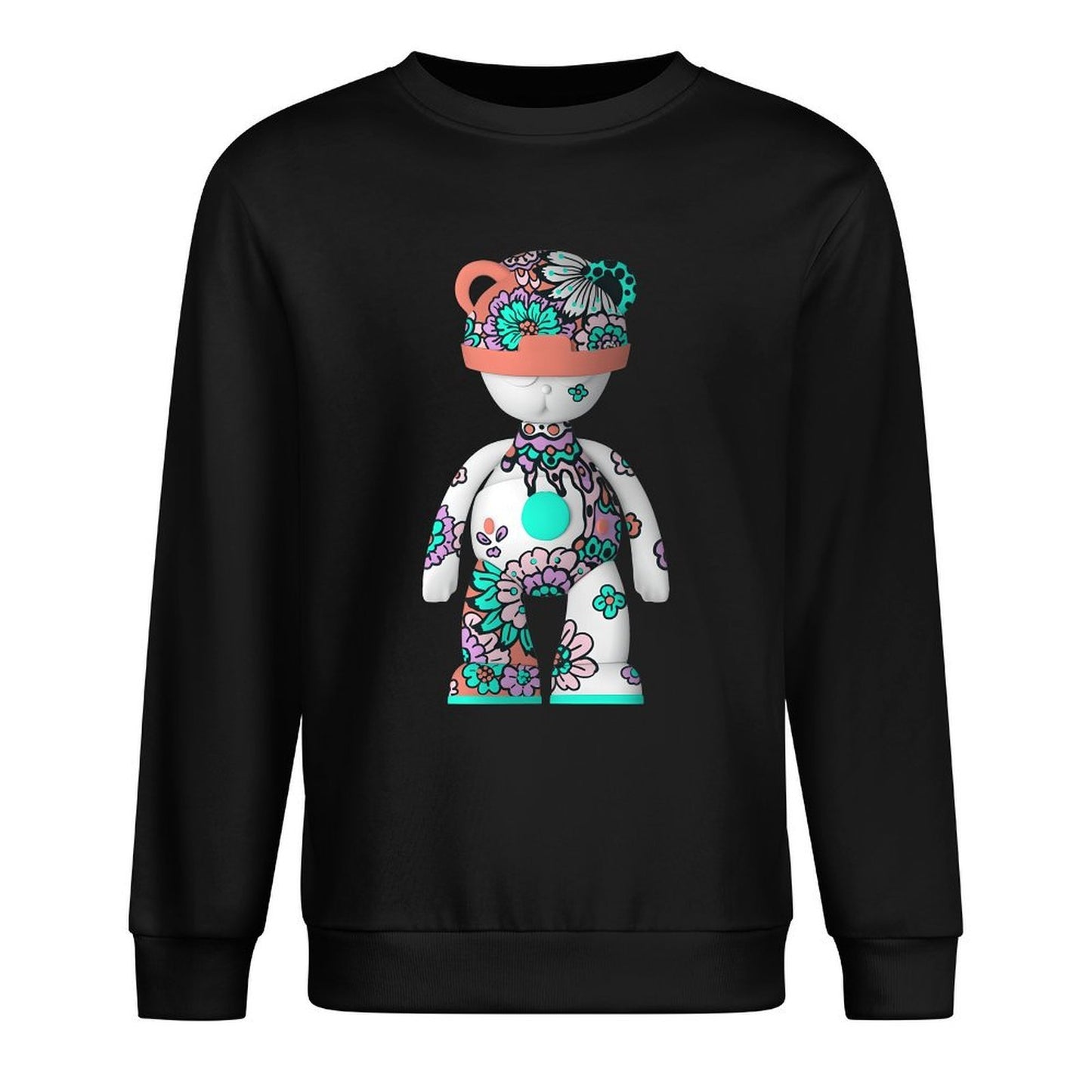 IPIB 250g Crew Neck Long Sleeve Sweatshirt Front GraphicCrew Neck Long Sleeve Sweatshirt6000103-1