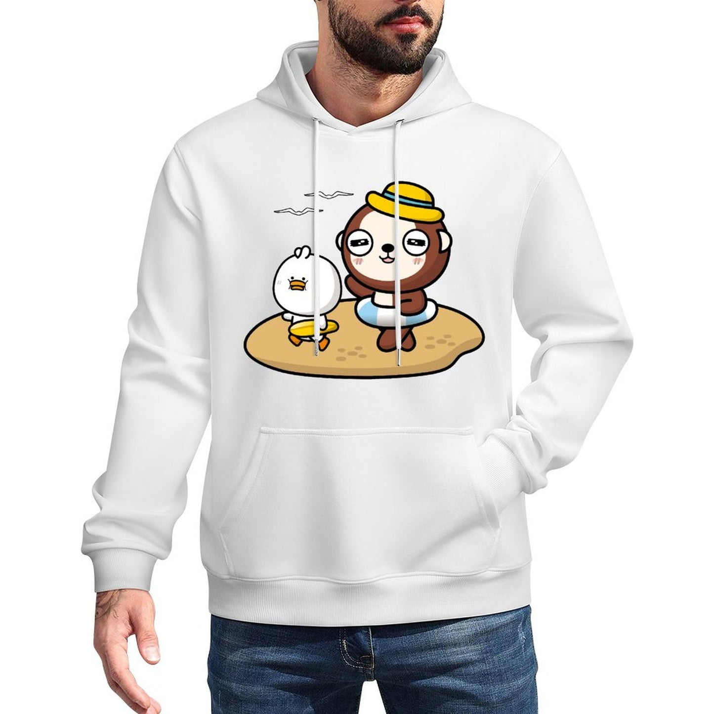 IPBR 250g Hooded Pocket Sweatshirt Front GraphicMen's Hooded  Sweatshirt4001455