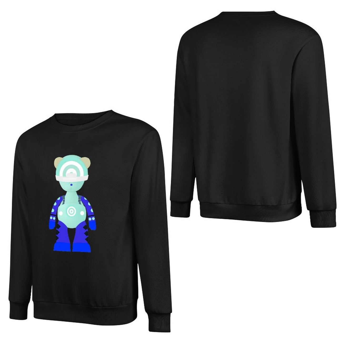 IPIB 250g Crew Neck Long Sleeve Sweatshirt Front GraphicCrew Neck Long Sleeve Sweatshirt6000134-5