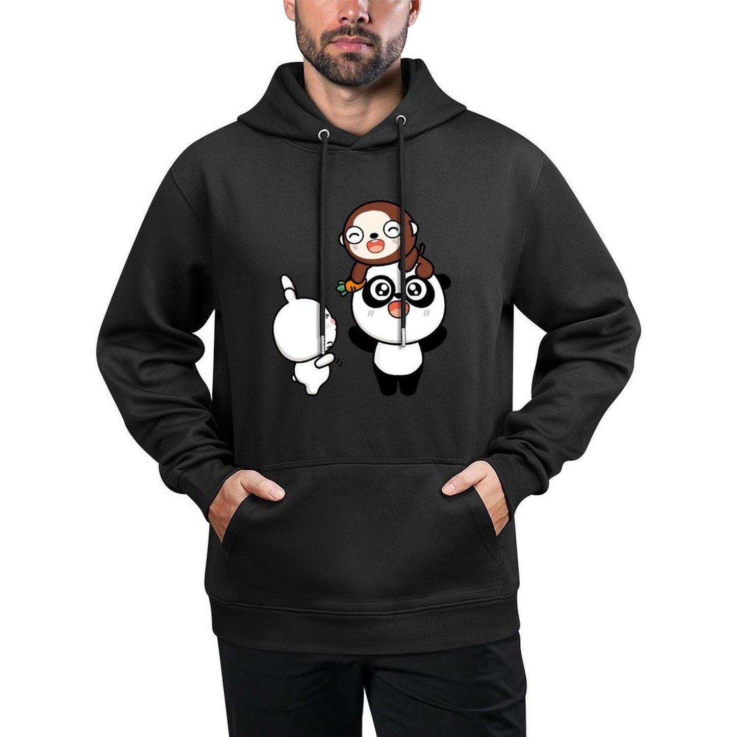 IPBR 250g Hooded Pocket Sweatshirt Front GraphicMen's Hooded  Sweatshirt4001538
