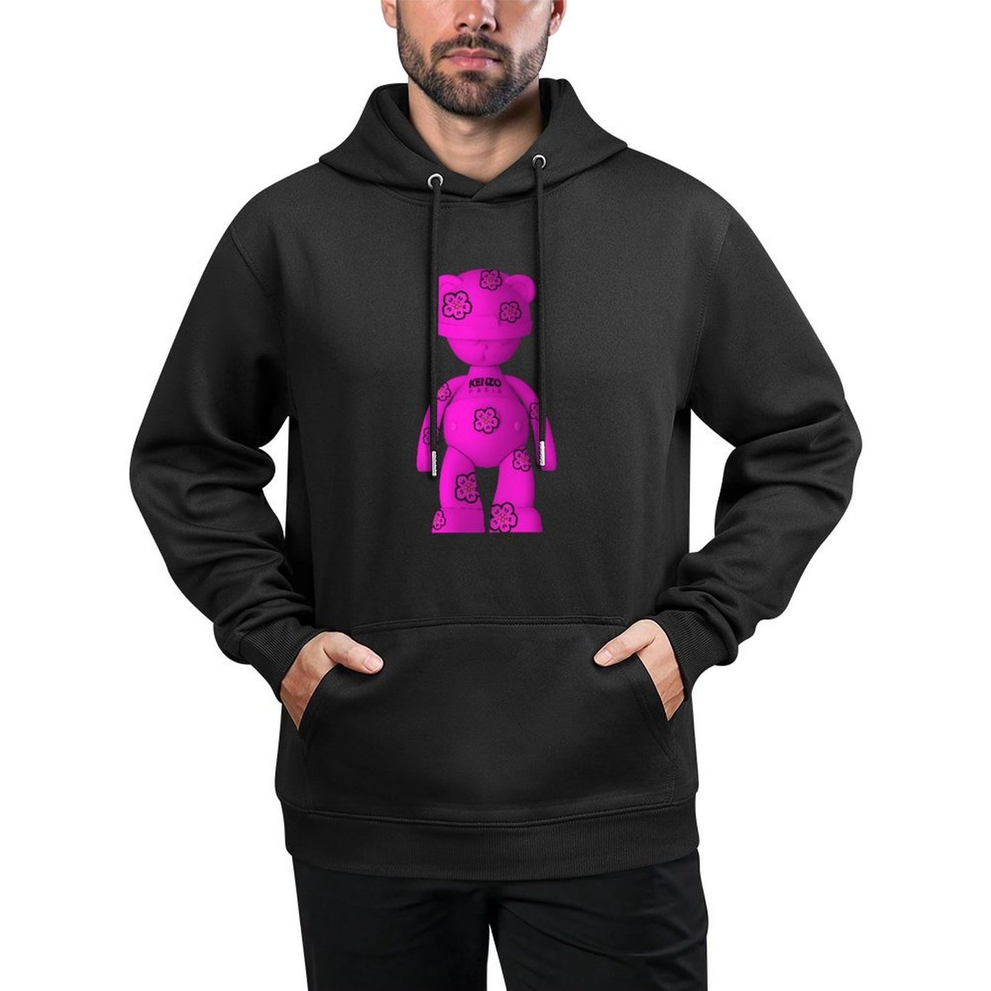 IPIB 250g Hooded Pocket Sweatshirt Front GraphicMen's Hooded  Sweatshirt6000121-5