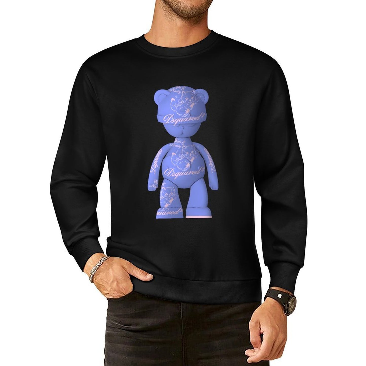 IPIB 250g Crew Neck Long Sleeve Sweatshirt Front GraphicCrew Neck Long Sleeve Sweatshirt6000123-6