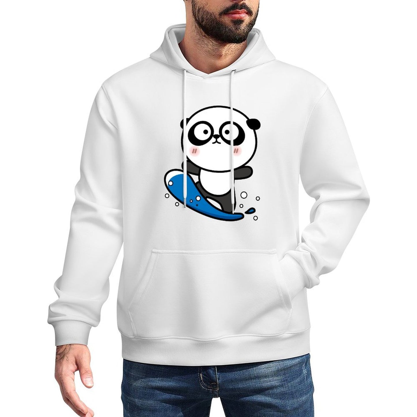 Fade-Resistant Modern Front Graphic Hoodies