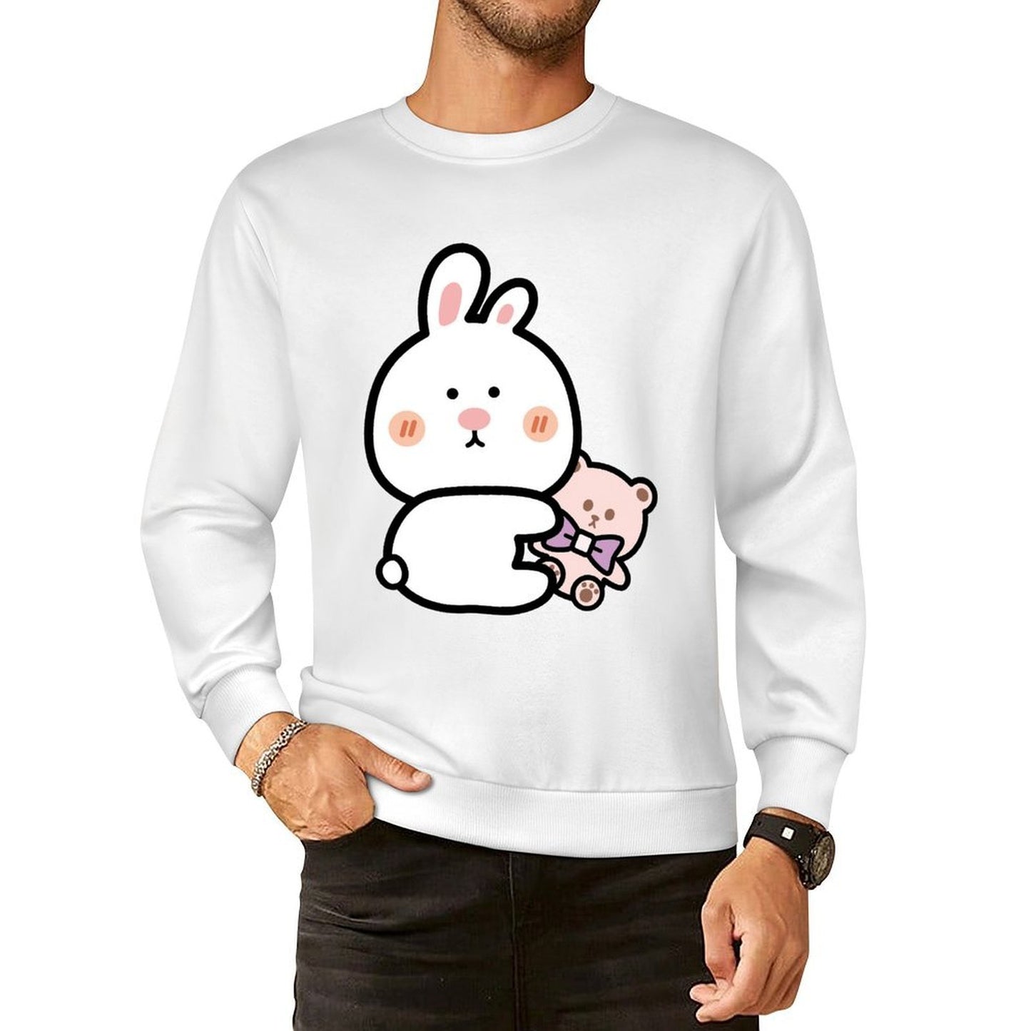 Front Patterned Long Sleeve TopRegularFit Indoor