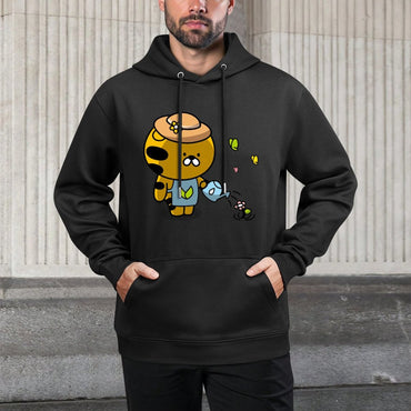 IPBR 250g Hooded Pocket Sweatshirt Front GraphicMen's Hooded  Sweatshirt4000286