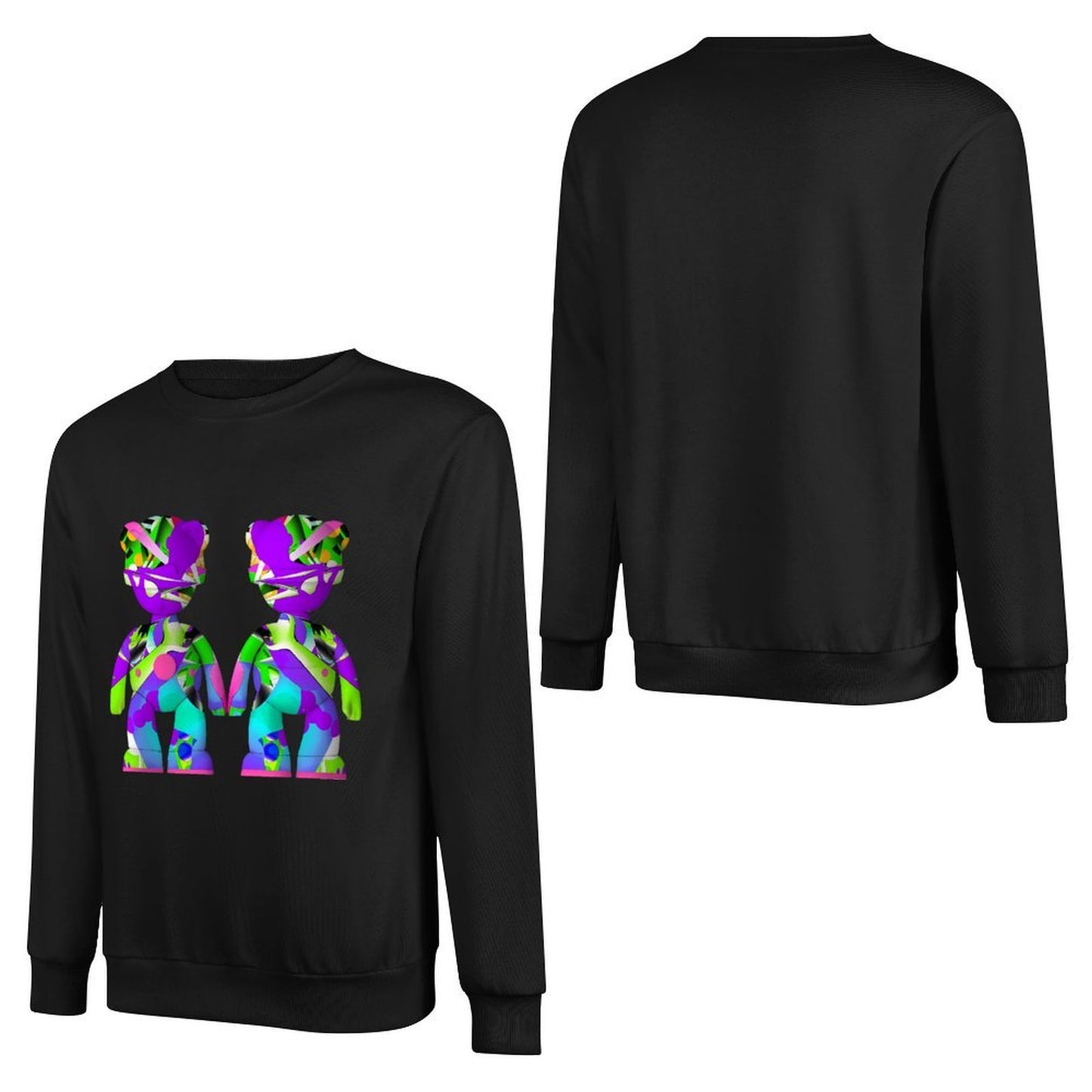 IPIB 250g Crew Neck Long Sleeve Sweatshirt Front GraphicCrew Neck Long Sleeve Sweatshirt6000146-2