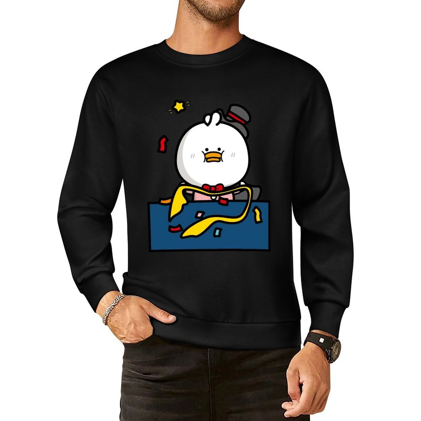 IPBR 250g Crew Neck Long Sleeve Sweatshirt Front GraphicCrew Neck Long Sleeve Sweatshirt4001070