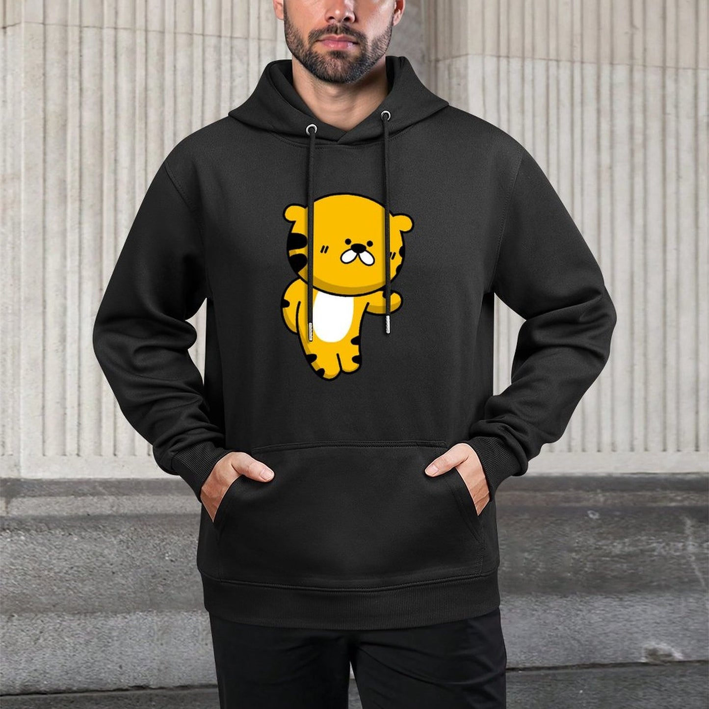IPBR 250g Hooded Pocket Sweatshirt Front GraphicMen's Hooded  Sweatshirt4000442