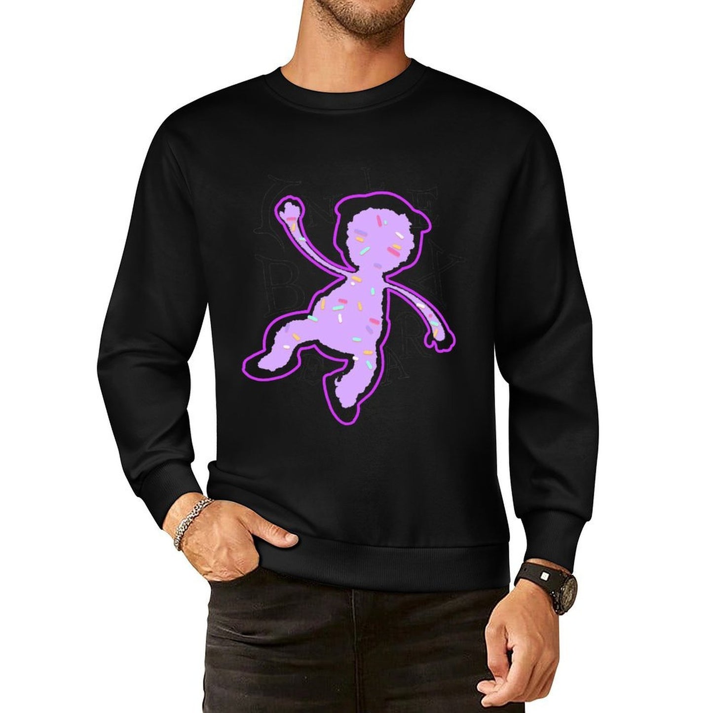 IPIB 250g Crew Neck Long Sleeve Sweatshirt Front GraphicCrew Neck Long Sleeve Sweatshirt6000006-3